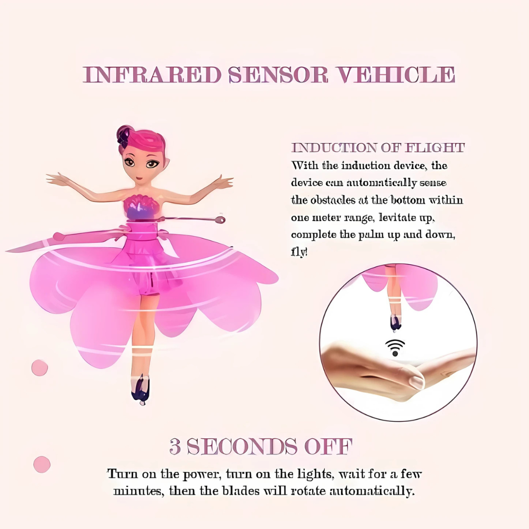 Dollzi- Magical Flying Fairy Doll