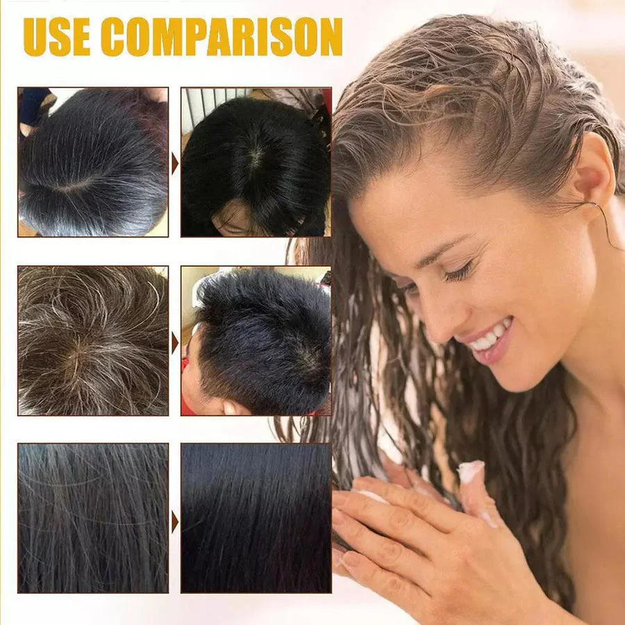 Japanese Natural Hair Dye Shampoo (Buy 1 Get 1 Free)
