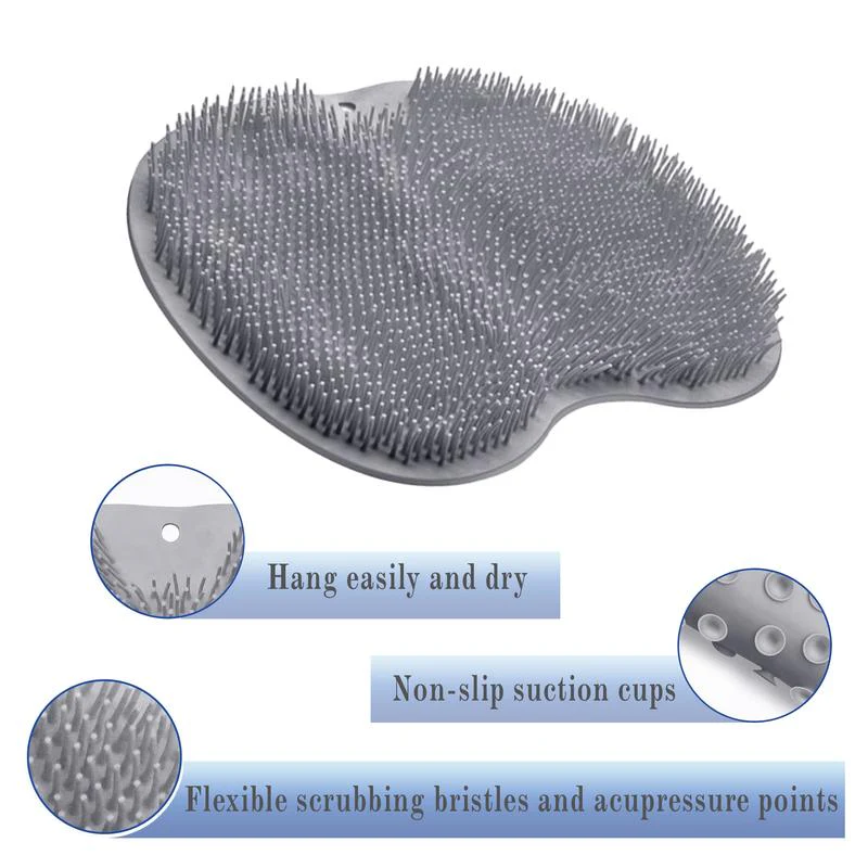 Silicone Shower Foot Scrubber Mat