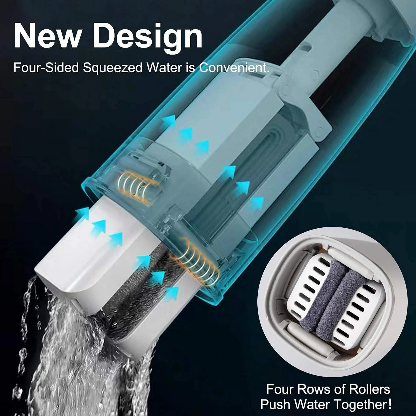 Portable Mini Mop Home & Kitchen Cleaning Tools (Premium Quality)